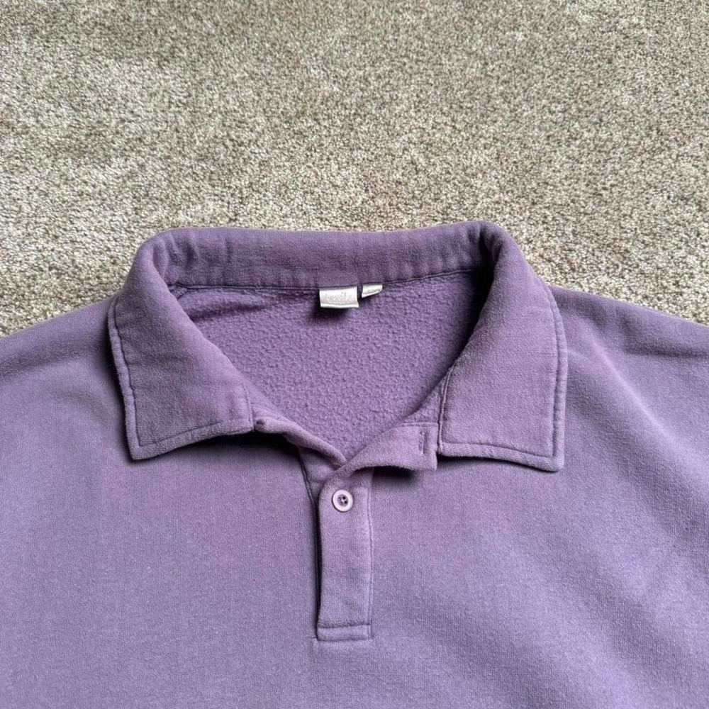 TWIK PALE PURPLE COLLARED SWEATSHIRT - Picture 2 of 5